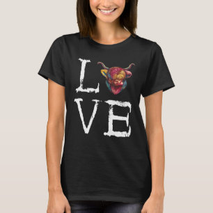 Camiseta Bovinos de vaqueiro escocês
