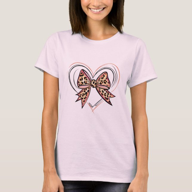 Camiseta Bow heart (Frente)