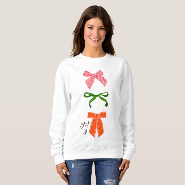Camiseta Bow Jolly Little Things Christmas  (Frente Completa)