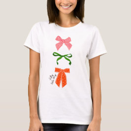 Camiseta Bow Jolly Little Things Christmas 