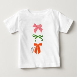 Camiseta Bow Jolly Little Things Christmas 