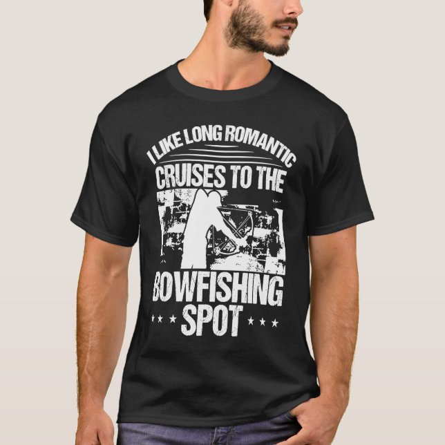 Camiseta Bowfishing Spot Bowfisher Bowhunter Airboat Archer (Frente)