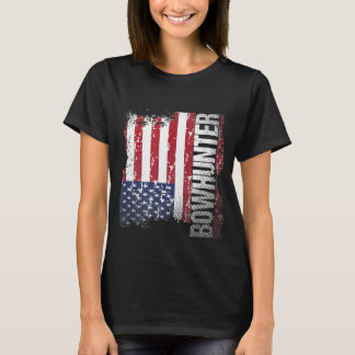 Camiseta Bowhuning USA Flag Archery