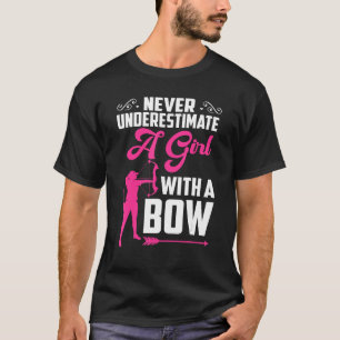 Camiseta Bowhunter Dispara Fãs Arrasto Para Meninas