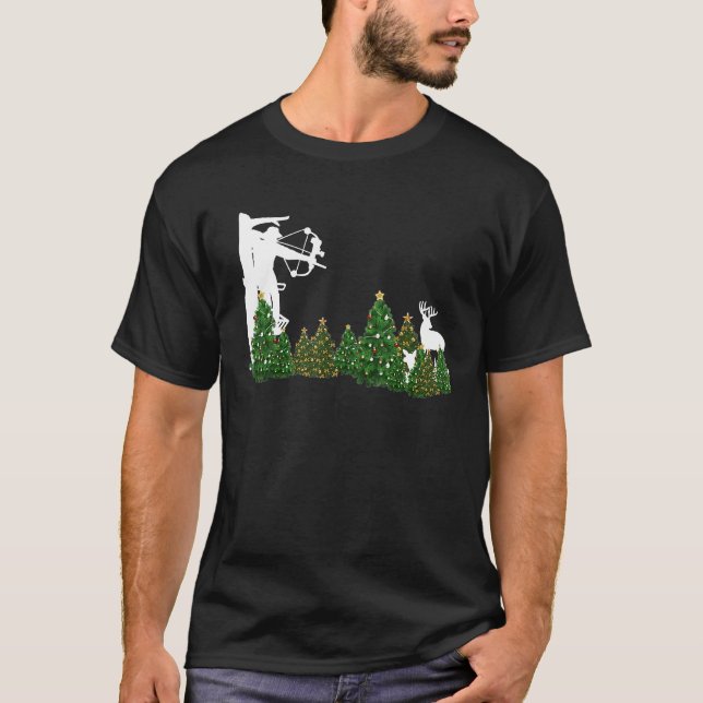 Camiseta Bowhunters Fingida Archery Deer Hunting Lov (Frente)