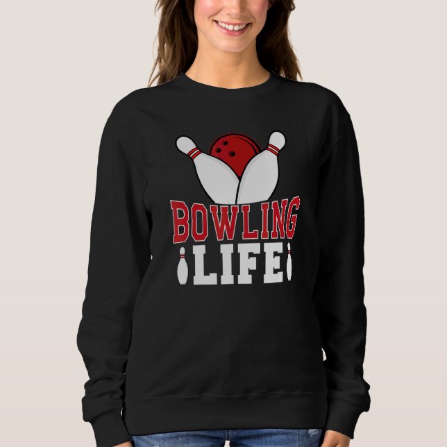 Camiseta Bowler do Jogo da Vida da boliche (Frente)