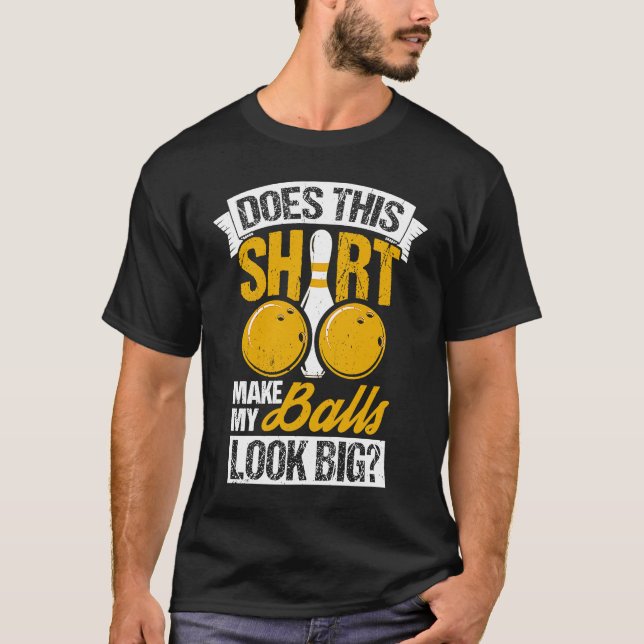 Camiseta Bowling Ball Pin Bowler Strike Bowling Fanatic Bow (Frente)