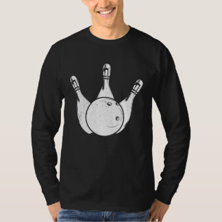 Camiseta Bowling Ball Pin Bowler Strike Bowling Legend Bowl
