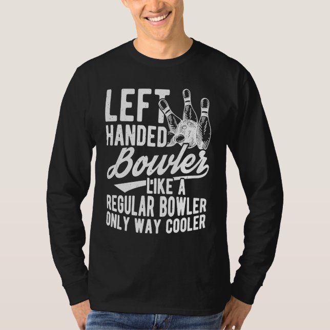 Camiseta Bowling Ball Pin Bowler Strike Bowling Team Bowlin (Frente)