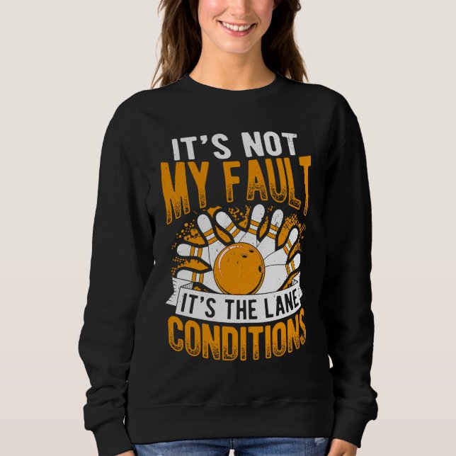 Camiseta Bowling Ball Pin Bowler Strike Bowling Team Bowlin (Frente)