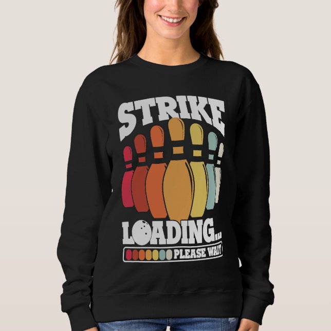 Camiseta Bowling Ball Pin Bowler Strike Bowling Team Bowlin (Frente)