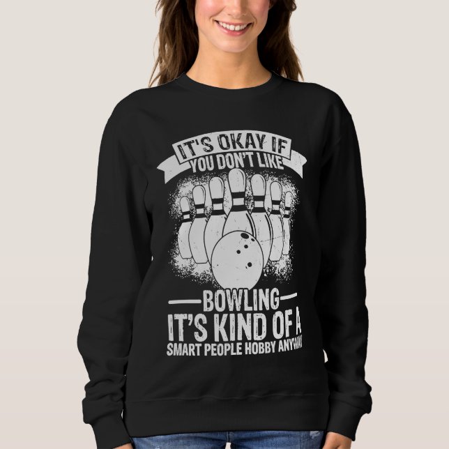 Camiseta Bowling Ball Pin Bowler Strike Bowling Team Bowlin (Frente)
