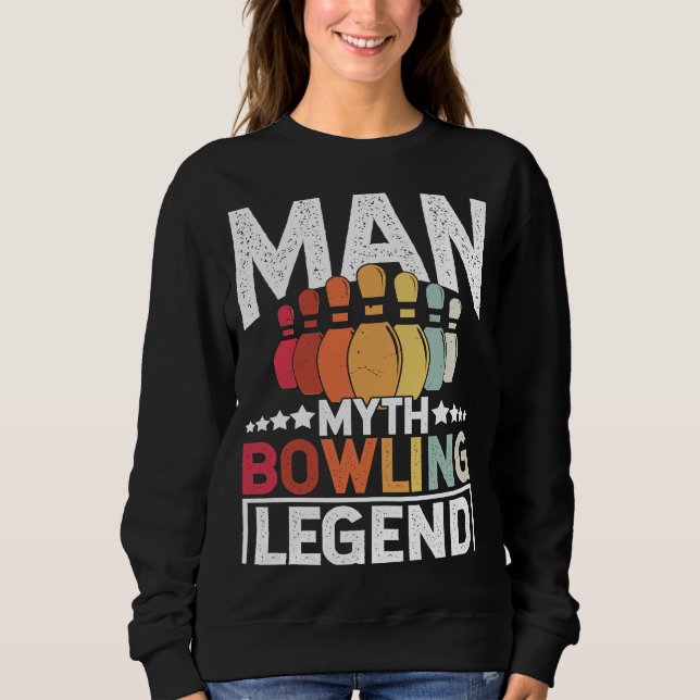 Camiseta Bowling Ball Pin Bowler Strike Team Bowling Alley  (Frente)