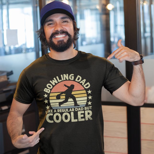 Camiseta Bowling Dad Fun Bowling (Criador carregado)