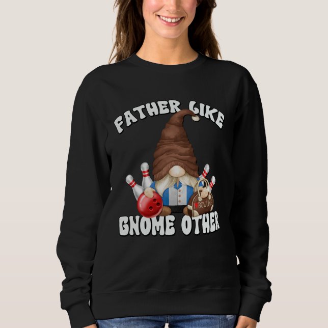 Camiseta Bowling Dad Gnome Graphic For Bowler Bowling Grand (Frente)