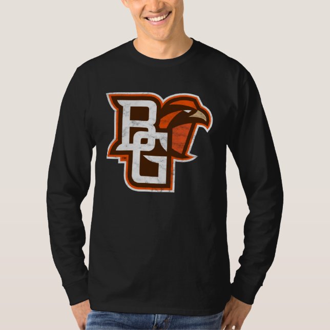 Camiseta Bowling Green BGSU Falcons Distressed Primary (Frente)