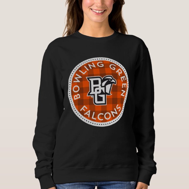 Camiseta Bowling Green BGSU Falcons Plaid Badge (Frente)