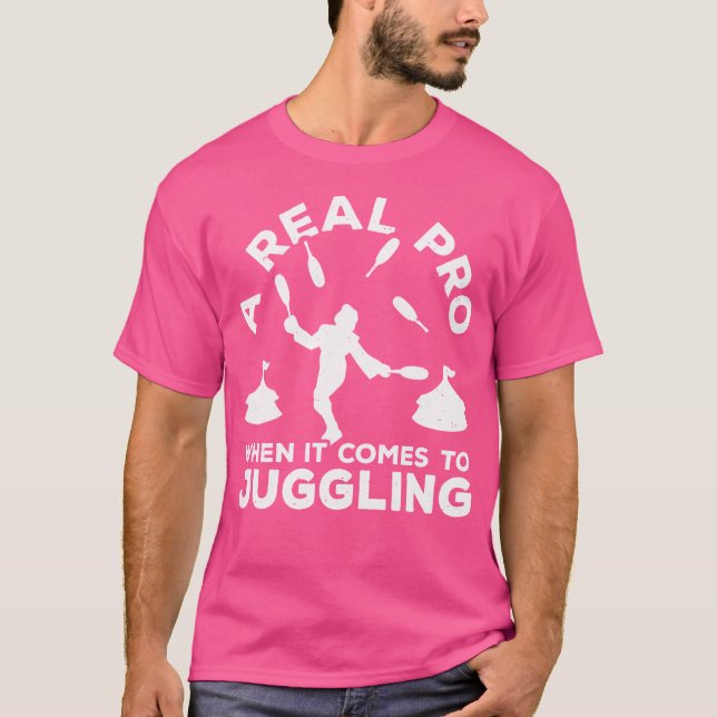 Camiseta Bowling Juggling Real Professional Circus Juggler (Frente)