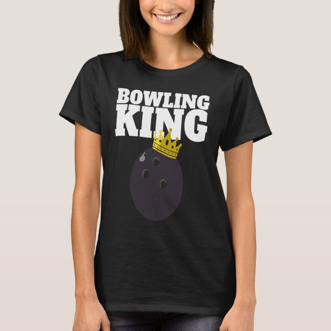Camiseta Bowling King funny Bowling King (Frente)