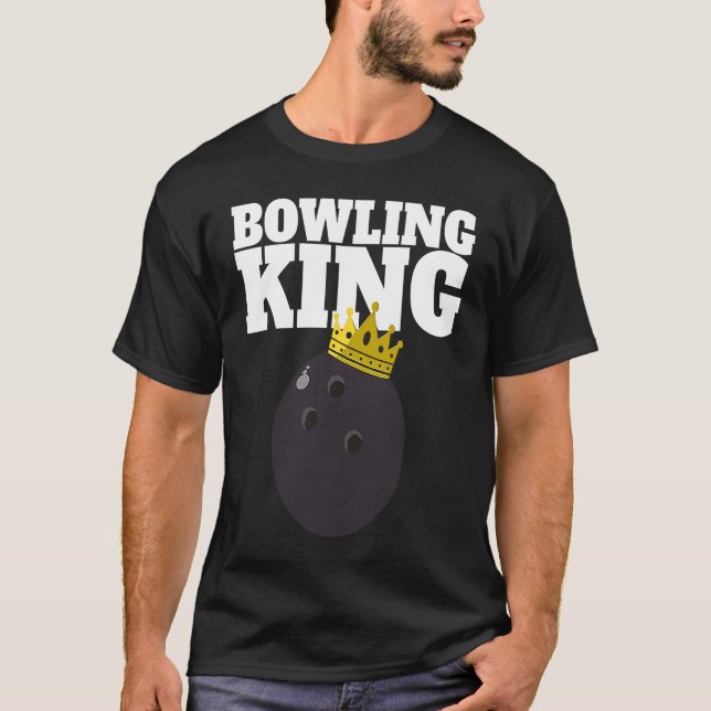 Camiseta Bowling King funny Bowling King (Frente)