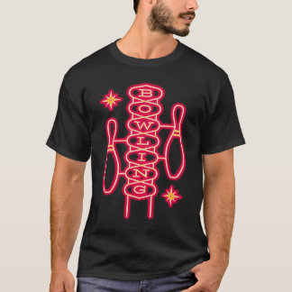 Camiseta Bowling Lights Bowler Bowling Team Pin Bowling Bow