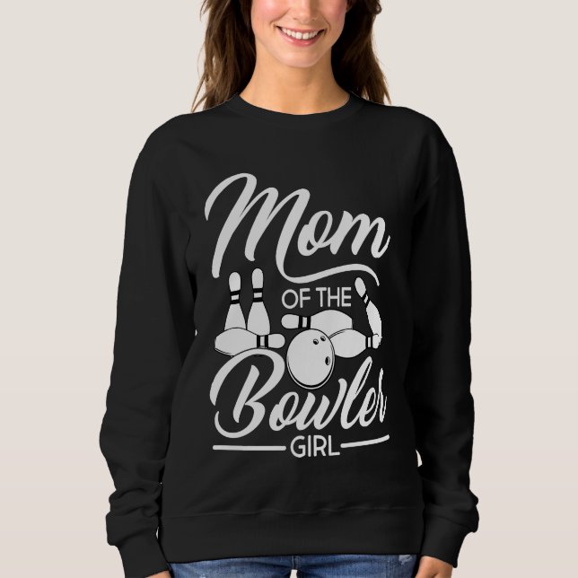 Camiseta Bowling Mom Pin Bowler Strike Bowling Team Bowling (Frente)