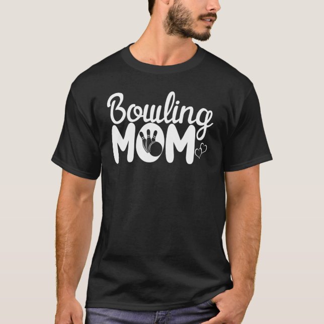 Camiseta Bowling Mom Players   Women Game   (Frente)