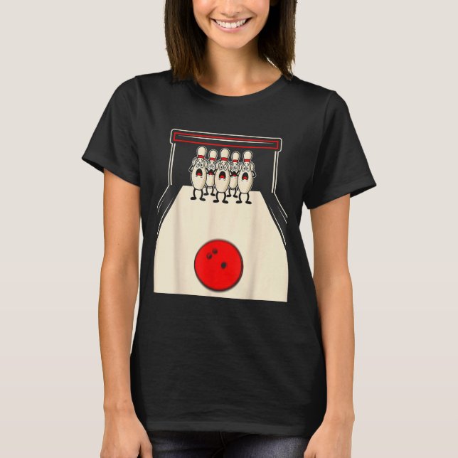 Camiseta Bowling N Ed Ns Funny Bowler Player Kids Boys Men  (Frente)