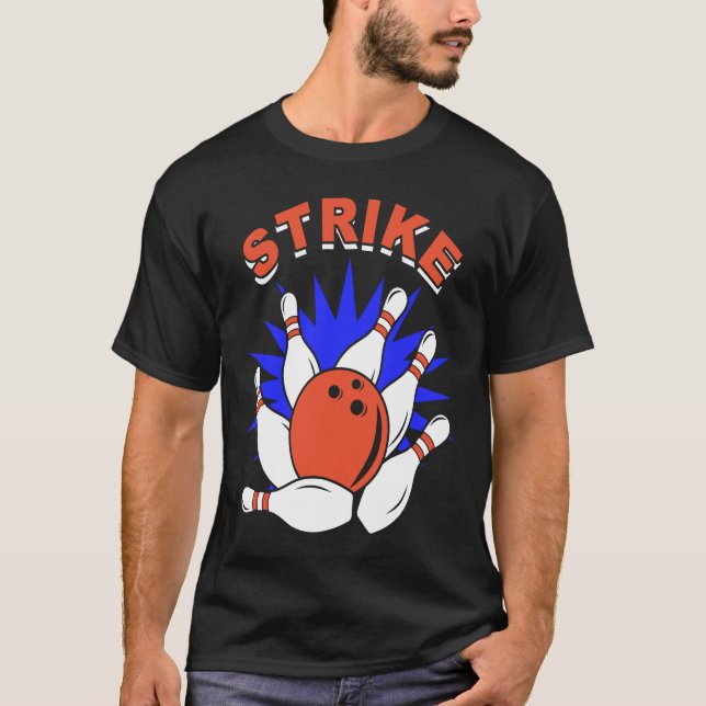 Camiseta bowling player bowler bowling game bowling (Frente)