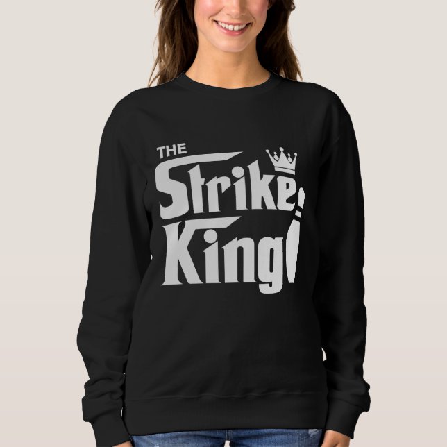 Camiseta Bowling Strike Parody King Bowler League (Frente)