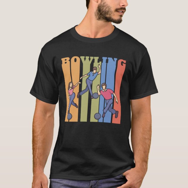 Camiseta Bowling Team Bowler Bowls (Frente)