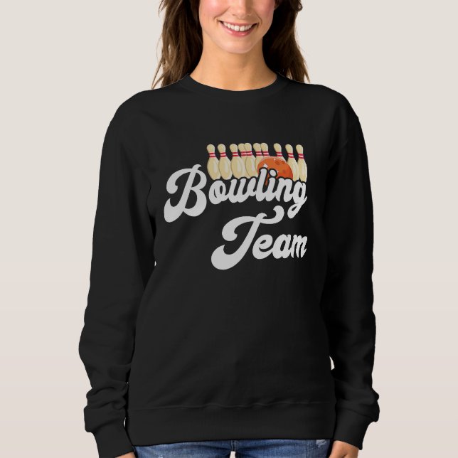 Camiseta Bowling Team Bowling Bowler Bowling Pin Strike Bow (Frente)