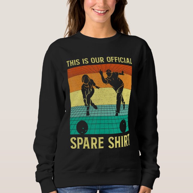 Camiseta Bowling Team Bowling Group Ball Pin Spare Bowling  (Frente)