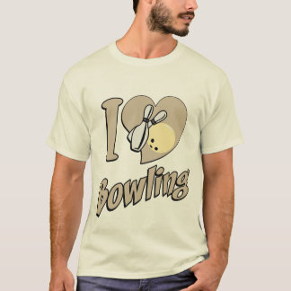 Camiseta bowling vintage desenho