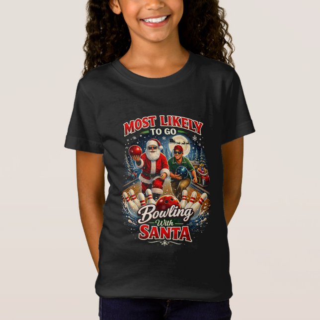 Camiseta Bowling with Santa (Frente)