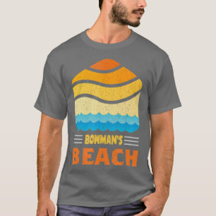Camiseta Bowmans Beach Florida - Vintage Waves Graphic