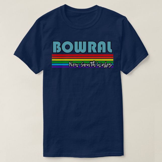 Camiseta Bowral New South Wales Pride Bowral LGBT Gift LGB (Frente do Design)
