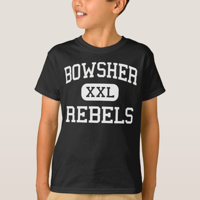 Camiseta Bowsher - rebeldes - segundo grau - Toledo Ohio (Frente)