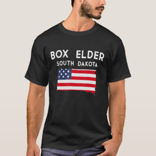 Camiseta Box Elder South Dakota EUA State America Viagem So
