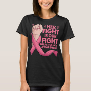 Camiseta Boxando A Mão Sua Luta É O Nosso Cancer De Luta