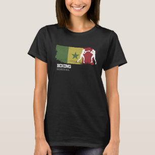 Camiseta Boxando as mulheres no Senegal Combatendo o Combat