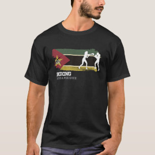 Camiseta Boxando Moçambique Combate a Caixa de Combate Desp