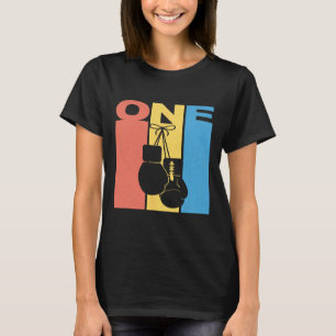 Camiseta Boxe 1 Aniversário Menino Menina Boxe 1 Ano de Ida