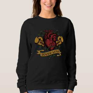 Camiseta Boxe Amor Verdadeiro Coração Tatuagem Flash Forte 