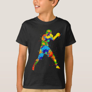 Camiseta Boxe Boxeador Meninos Crianças Homens