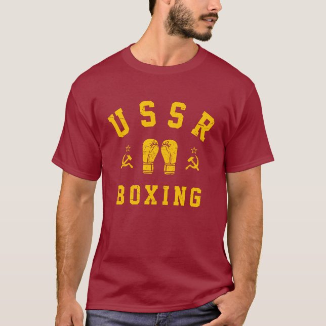 Camiseta Boxe da URSS (Frente)