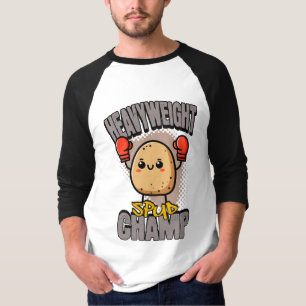 Camiseta Boxe de Batata Campeão dos Pesos Pesados Spud