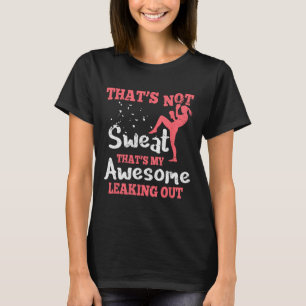 Camiseta Boxe de Kick Engraçado para Mulheres - Isso Não é
