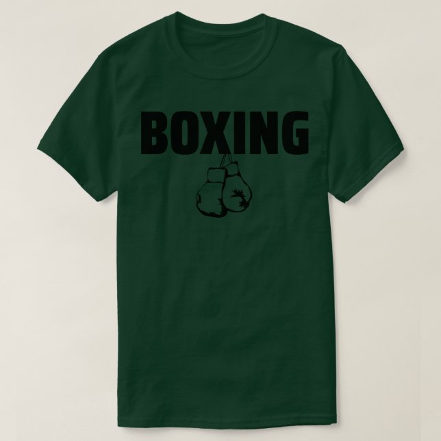 Camiseta boxe engraçada 3 (Frente do Design)