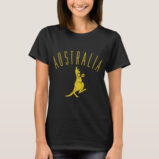 Camiseta Boxe Kanguru Austrália (Frente)